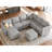Aurora 8 Ottomans With 7 Backrest Livingroom Sofa Storage Couch Convertible Modular Sofa Sectional Couch With Detachable Washable Cushion-106913490