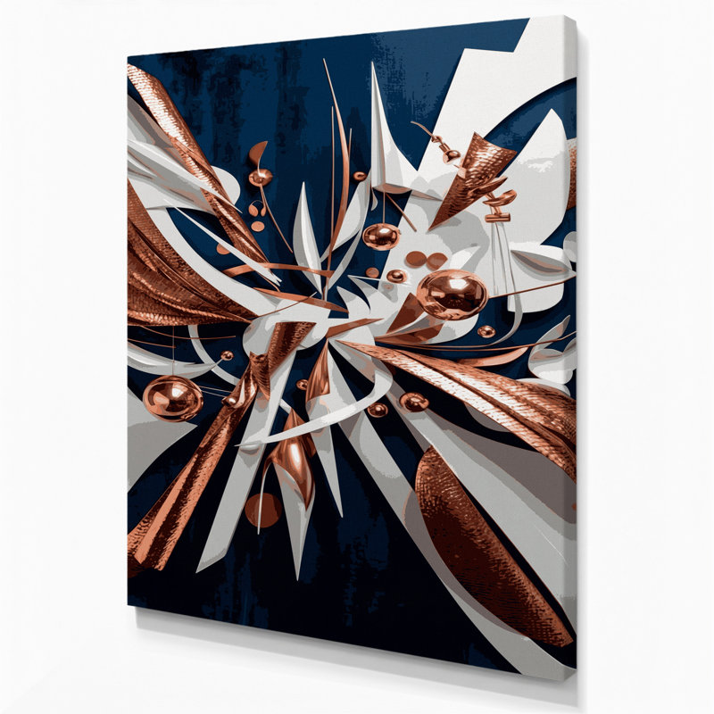 Art abstrait sur toile, formes abstraites grises, H 20 po x l 16 po