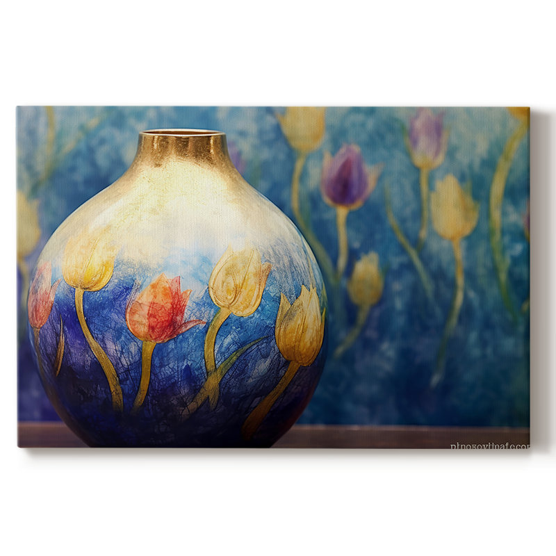Série florale-Lxxiii - Cavas enveloppés de galerie, 12 x 18