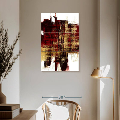 Avery Kinetic Gold On Red II