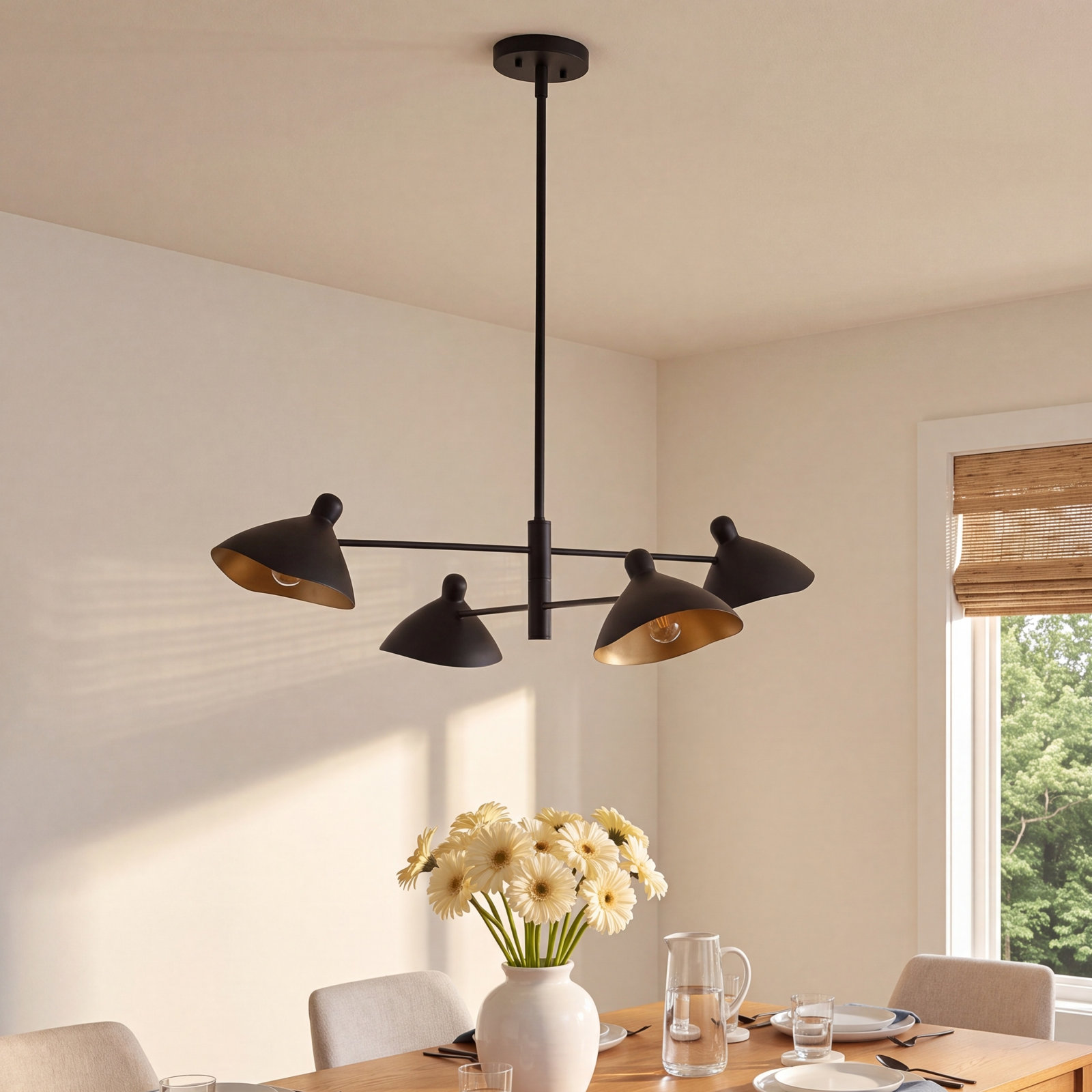 Warhol 4 - Light Metal Dimmable Chandelier