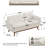 Carmencita 65" Linen Upholstered Square Arm Loveseat-995237776-966046581