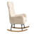 Modern Rocking Chair With High Backrest