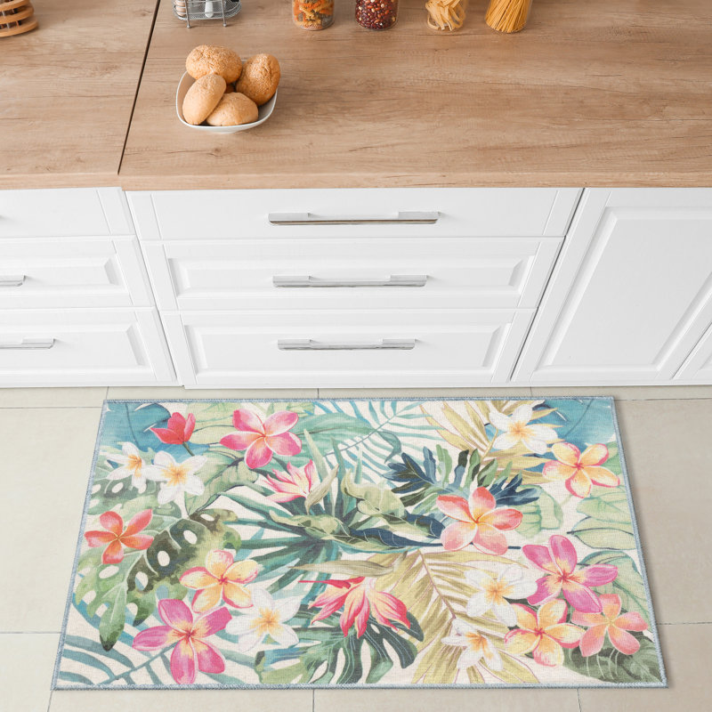 Tapis de cuisine antidérapant Charron, Rectangle 1 pi 11 po x 2 pi 11 po