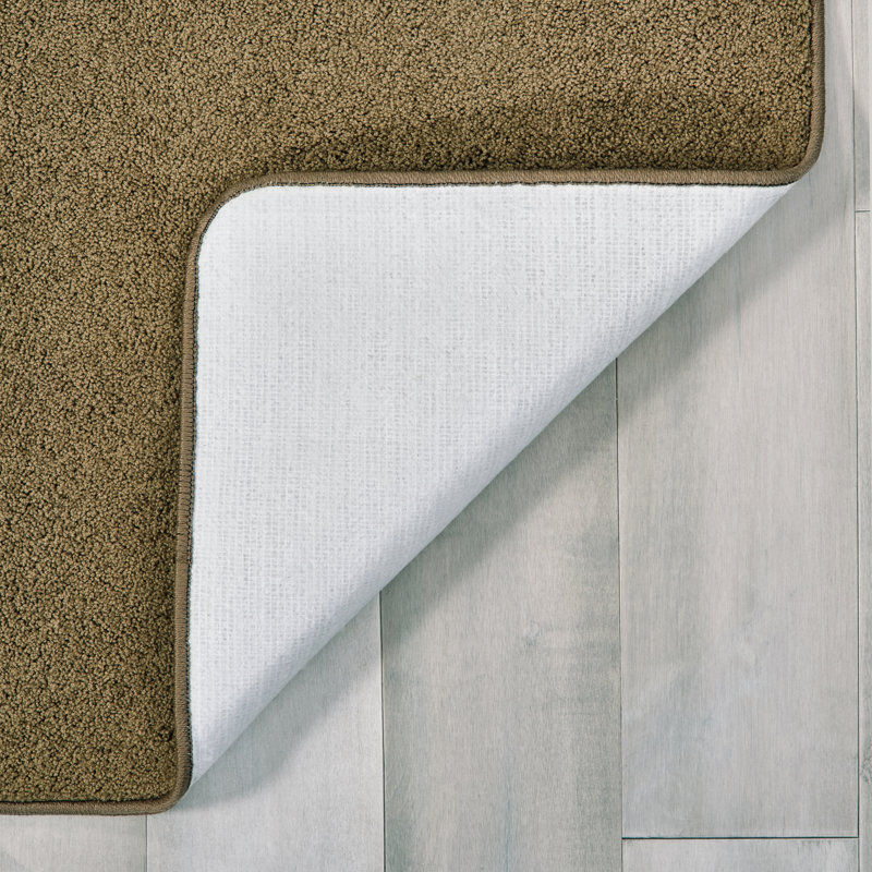 Tapis touffeté brun KIDpli®, Rectangulaire 8 pi 4 po x 12 pi