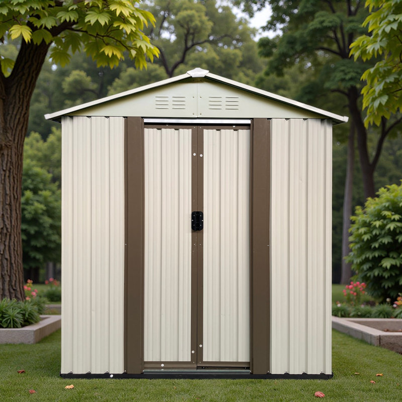 Abri de jardin extérieur avec toit 5 pi x 3 pi Apex