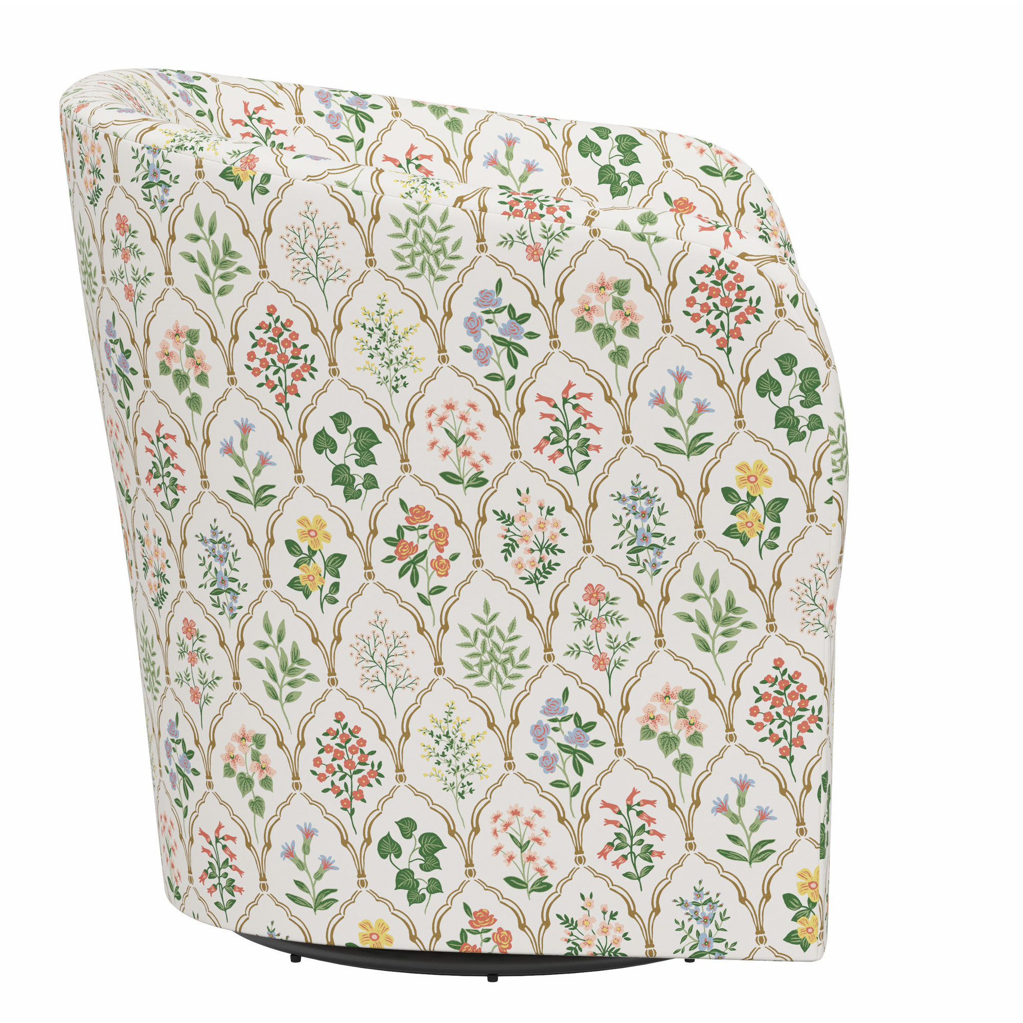 Pembroke Swivel Chair, Rpc Hawthorne Multi Linen
