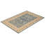 Tapis unique bleu / brun noué à la main 6 pi 2 po x 8 pi 10 po Rosemari