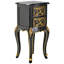 Rococo Baroque 32'' Tall Solid Wood 2 - Drawer End Table Set