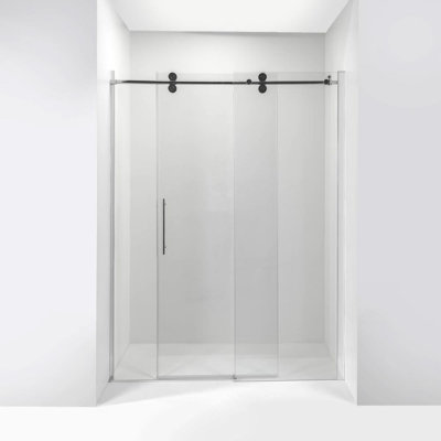 Porte de douche sans cadre à dérivation 60" x 78" Vivid