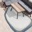 Oneva Modern Rustic Abstract Cream/Navy Indoor/Outdoor Rug-1988669952