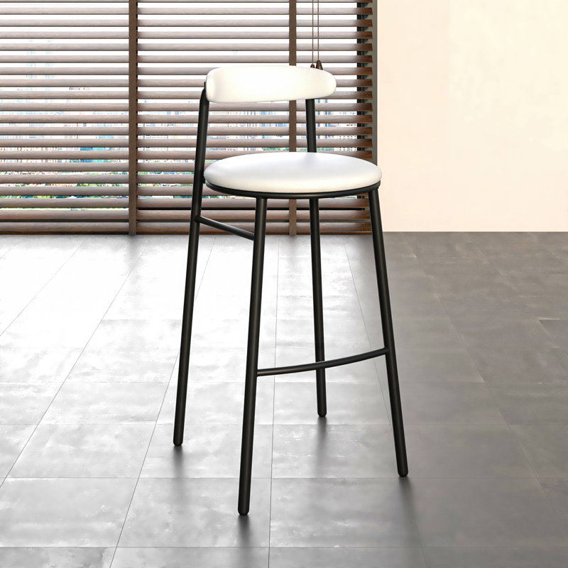 Tabouret de bar 29,5 Larue, Blanc