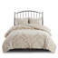 Ensemble de housse de couette en coton chenille