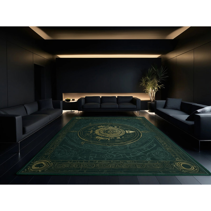 Silent Watcher Rug, Rectangle 8' x 12'