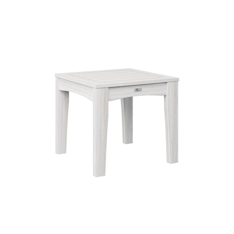 Classic Terrace Outdoor End Table, Seashell
