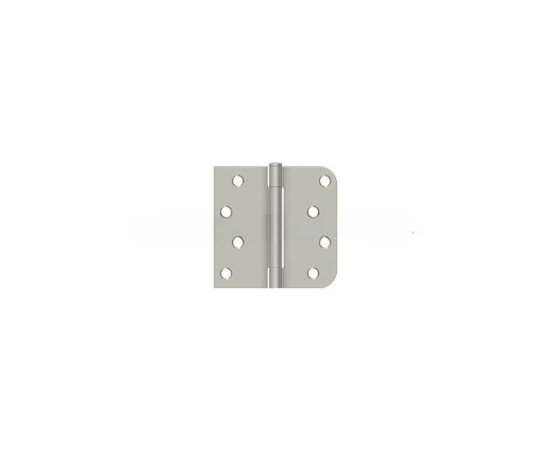 Charnière carrée droite Deltana S44058TT15-R / H 4 po x 4 po x 5/8 po x Finition nickel satiné, Nickel brossé