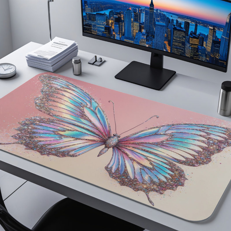 Polyester Desk Pad, 23.6x13.8
