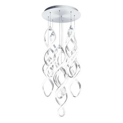 Interlace Round Multi-Light 4-CCT Pendant