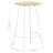 Solid Wood Counter Stool with Iron Frame-427530526-427530525