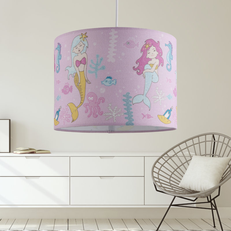 18 cm H Drum Fabric Lamp Shade