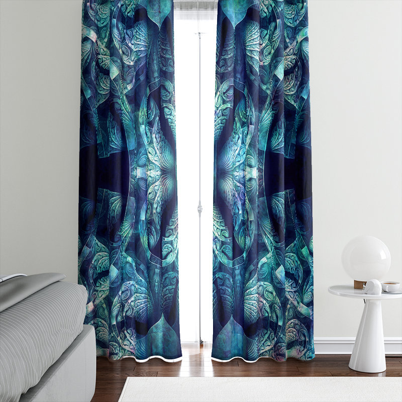 Semi Sheer Curtain Pair, 40" W x 82" L