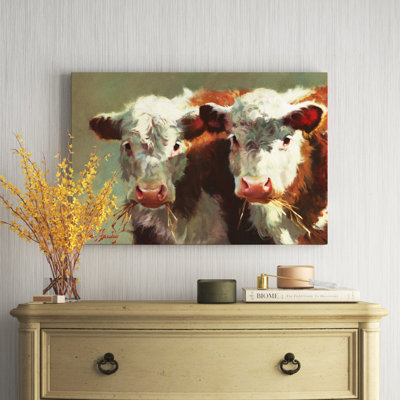 Babson Cow Belles by Carolyne Hawley - Painting