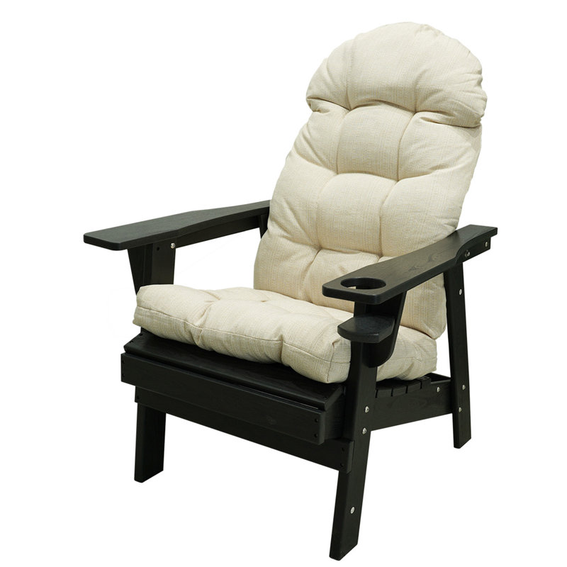 Outdoor Adirondack Chair&Rocking Chair Seat And Back Cushion(Set Of 4), 4, Navy