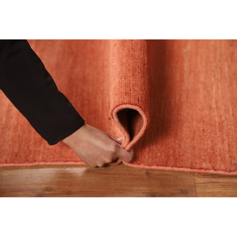 Orange Modern Gabbeh Oriental Rug 3x5