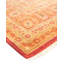 Tapis unique noué à la main orange / beige unique de 6 pi 4 po x 9 pi 6 po Keller