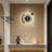 Metal Wall Clock With LED Light-1290585614