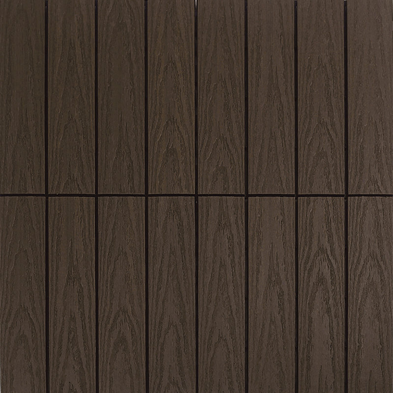 Carreau de terrasse à emboîtement en composite 12 "x 12" UltraShield Naturale, Noyer espagnol