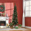 Arbre de Noël artificiel régulier (double) avec aiguilles vertes-894593950
