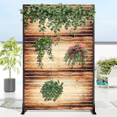 Outdoor Metal Privacy Screen Fence Panel