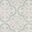 Carreau de porcelaine 9 po x 9 po Plumeria (10,65 pieds carrés / caisse)
