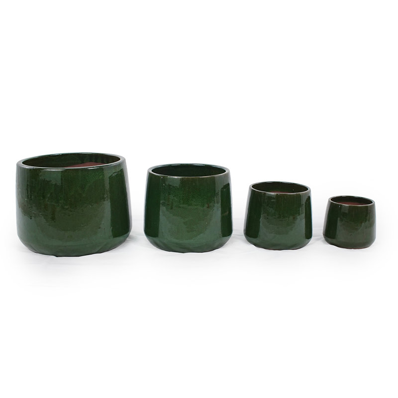 Pot de fleurs, Vert antique