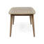 Table de salle à manger d'extérieur extensible en bois d'acacia, gris