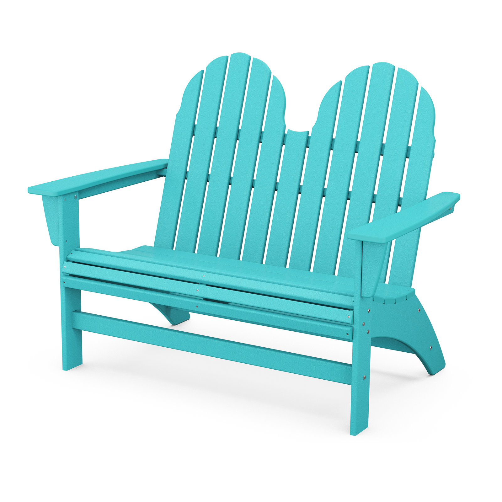 POLYWOOD® Vineyard 50" Patio Bench, Aruba