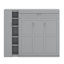 Lit escamotable mural avec tablettes Murphy-1355837140-1355837139