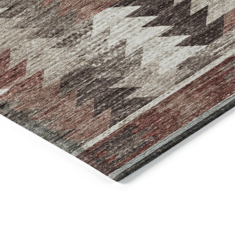 Tapis rond ivoire rond 8 pi Southwestern