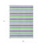 Tapis rayé lavable antidérapant 9 pi x 12 pi vert lime