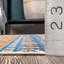 Tapis de zone bleu géométrique Judith Gap-1526537132