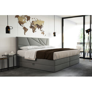Boxspring Bed Varde with Storage