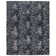 Buchannan Animal Print Hand-Knotted Area Rug in Black/White/Gray