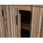 Console Tiza 3 tiroirs, 4 portes, bleu