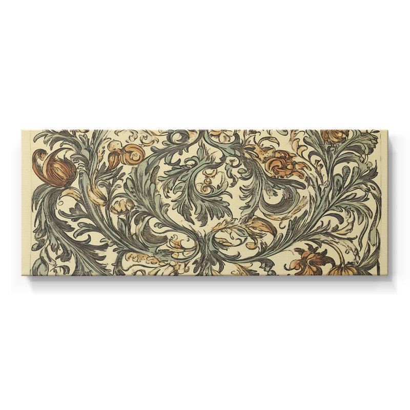 Série abstraite - XXI - Toile tendue avec châssis - Prêt à accrocher, H 12 po x l 30 po