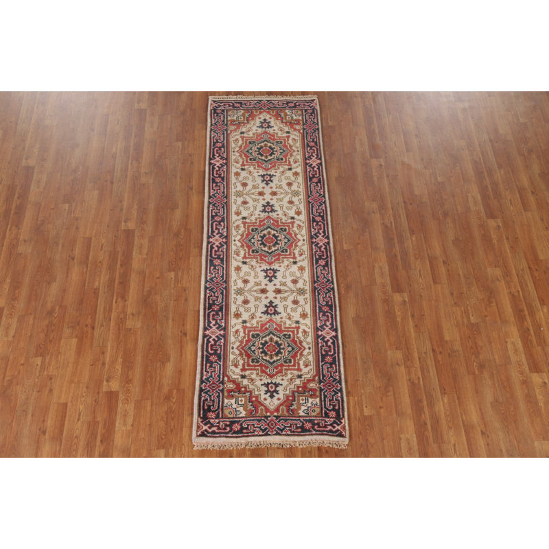Tapis de couloir oriental géométrique 3x8