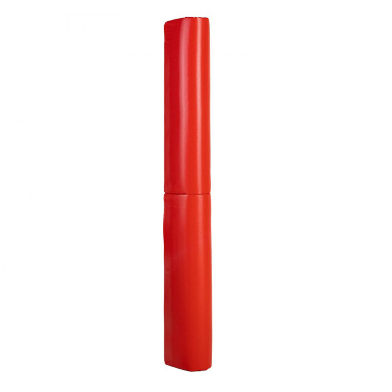 Rembourrage durable 71 "pour poteau de basketball rond de 2 x 6,3", poteau rond 4,5 x 4,5 ", Rouge