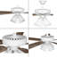52'' Ceiling Fan with Light Kit-184462203