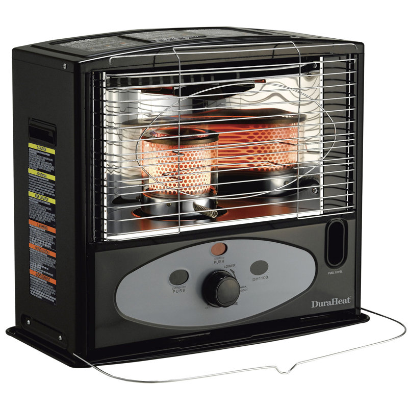 Chaufferette au kérosène Dura, 10 000 BTU, brûleur de verre intérieur, portable - DH1100