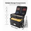 Fireproof Document Box, 1832 ℉ Heat Insulated Fireproof & Waterproof Box with Lock, Portable Two-Layer File Storage Organizer Home Office Travel Use, for Passports, Important Documents, Files